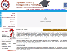 Tablet Screenshot of jimt.org.in